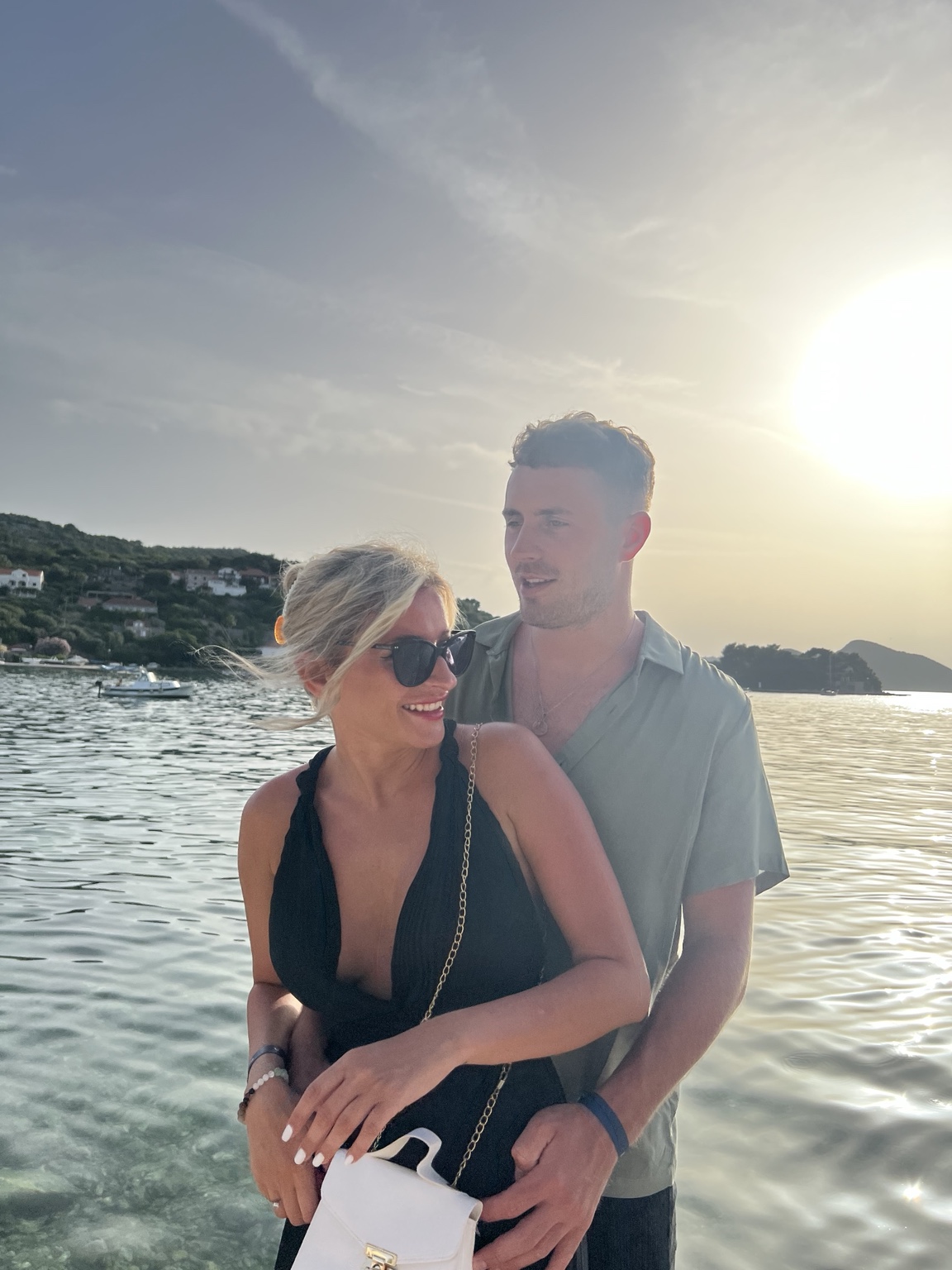 Daria and Joshua on holiday in Croatia